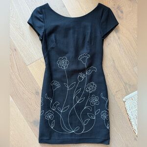 Harold’s floral embroidered dress